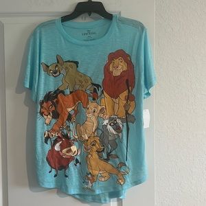 WOMENS XL LION KING DISNEY TEE
